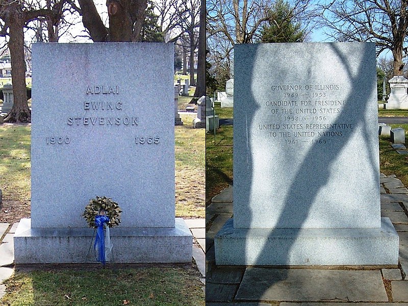 File:Adlai Stevenson grave.JPG