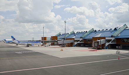 Tallinn Airport is a relatively small one, serving around 2 million passengers annually