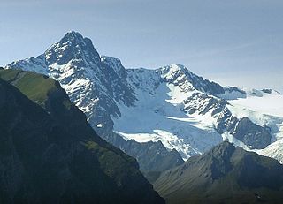 Aiguille des Glaciers Mountain in the Mont Blanc massif