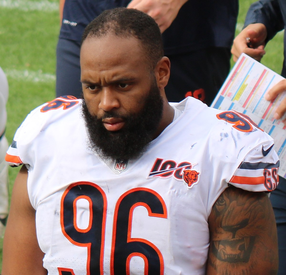 NFL fines Bears' Akiem Hicks for bumping official