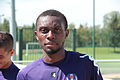 Jean-Daniel Akpa-Akpro à la sortie de l'entraînement du Toulouse Football Club, le 15 août 2012.