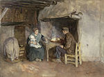 Albert Neuhuys, "Lõunasöök talupoja peres", 1895