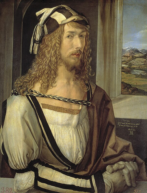 Dürer's Self-portrait at 26 at Prado Museum