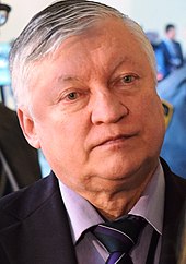 Mittens' playing style was compared to that of the Russian Grandmaster Anatoly Karpov Anatoly Karpov 2017 april (cropped).jpg