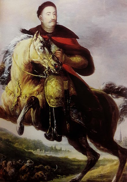 File:Anonymous Equestrian portrait of John III Sobieski (detail).jpg