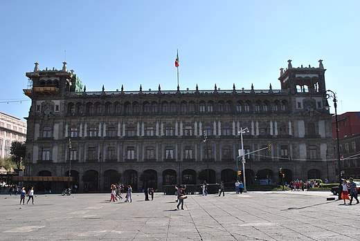 Het Palacio de Ayuntamiento, het stadhuis