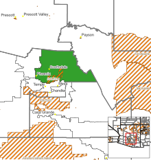 Description de l'image Arizona US Congressional District 1 (since 2022).svg.