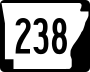 Highway 238 marker