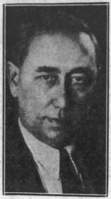 Austin in undated photo, 1928 or earlier. Arthur O. Austin 1928 Akron Beacon Journal.png