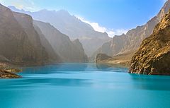 Attabad is famous as home of the Attabad Lake