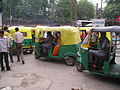 Auto-rickshawar i India.