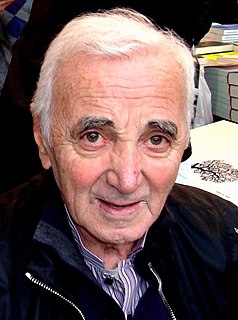 Charles Aznavour French-Armenian singer and songwriter