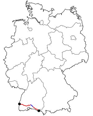 Course of the B 31