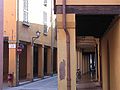 The typical porticos of Bologna in the old jewish ghetto