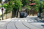 Tranvia Blau der Straßenbahn Barcelona