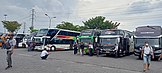 Barisan bus jarak jauh di Terminal Purabaya (17 Juni 2021).jpg