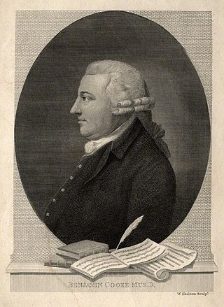 <span class="mw-page-title-main">Benjamin Cooke</span> English composer and organist