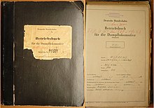 Betriebsbuch 41 001, erstes Baumuster der Baureihe 41