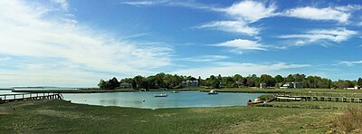 Bluefish River estuary in Duxbury, Massachusetts