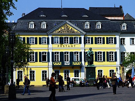 Postamt at the Münsterplatz in Bonn