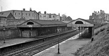 The station in 1963 Branksome Station 1931094.jpg