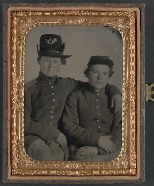 lossy-page1-496px-Brothers_Private_Hiram_J._and_Private_William_H._Gripman_of_Company_I,_3rd_Minnesota_Infantry_Regiment,_one_with_his_arm_around_the_other_LCCN2011645427.tif.jpg (496Ã600)