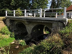 Most přes Libotyňský potok v Budkově
