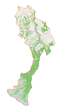 Mapa lokalizacyjna gminy Bukowina Tatrzańska