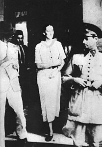 Olga Benário en el moment de la seva detenció al Brasil, el 1936.