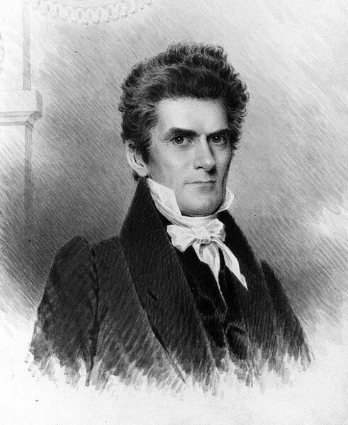 Senator John C. Calhoun, as rendered by Longacre in 1834