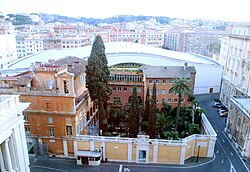 The Collegio as seen from north Campo Santo Teutonico from St. Peter's.jpg