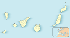 Mapa lokalizacyjna Wysp Kanaryjskich