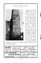 La tour Maulmont dans la revue du syndicat d'initiative de Châlus, première moitié du XXe siècle.
