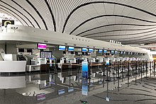 China Eastern Airlines check-in counters