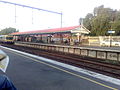 Northbound view from Platform 2 with a Comeng arriving at platform 1 on a City-bound service, October 2008
