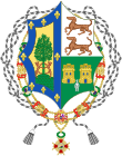 Coat of Arms of Violeta Barrios de Chamorro (Order of Isabella the Catholic).svg