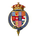 Coat of arms of Sir Henry Grey, 1st Duke of Suffolk, KG.png