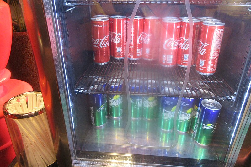 File:Coca-Cola & Sprite cans in Caesar Park Taipei 20190811.jpg