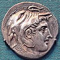 Coin depicting a cleanly shaven Alexander the Great.jpg