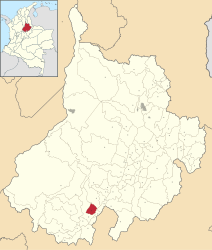 Chipatá – Mappa
