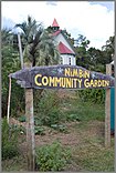 Community Garden entrance