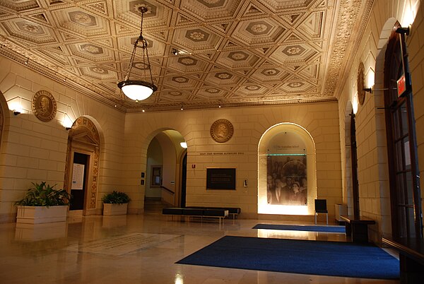 The Pulitzer Hall foyer