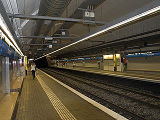 <span class="mw-page-title-main">Congrés (Barcelona Metro)</span> Metro station in Barcelona, Spain