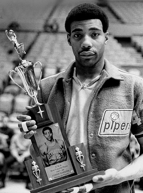Connie Hawkins of the Pittsburgh Pipers won the 1967–68 ABA MVP award