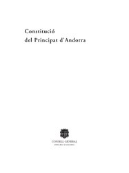 Constitució del Principat d'Andorra