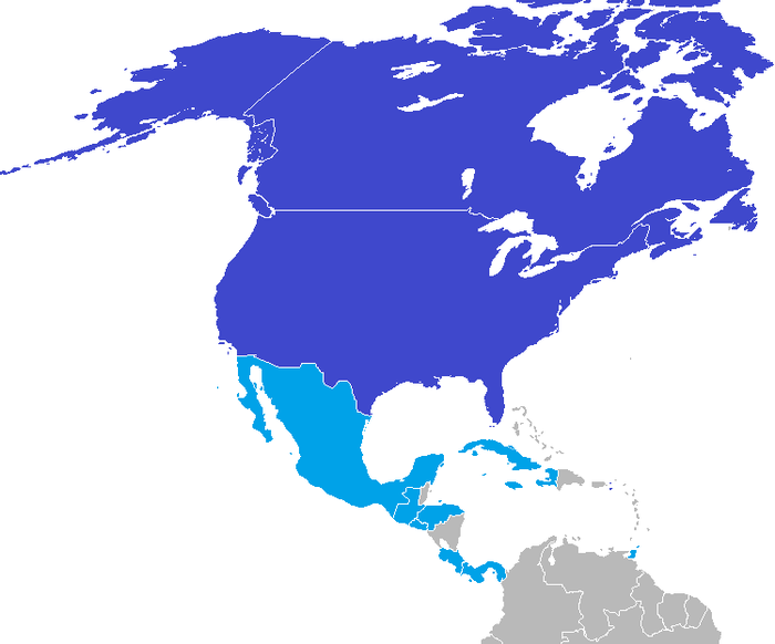 Nations participantes à la Gold Cup 2015.