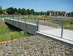 Cornell Creek bridge selesai - Hillsboro, Oregon.jpg