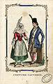 Costumes cauchois vers 1840