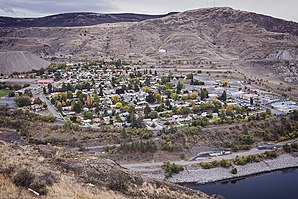 Coulee Dam (Washington) från Crown Point