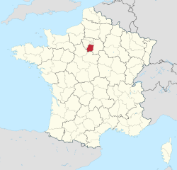 Esonas atrašanās vieta Francijā
